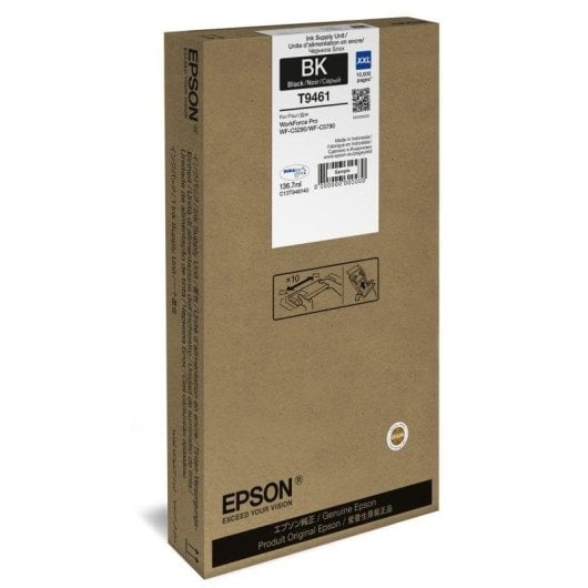 Tintenpatrone Epson T9461 XXL Schwarz 136,7 ml 10000 Seiten