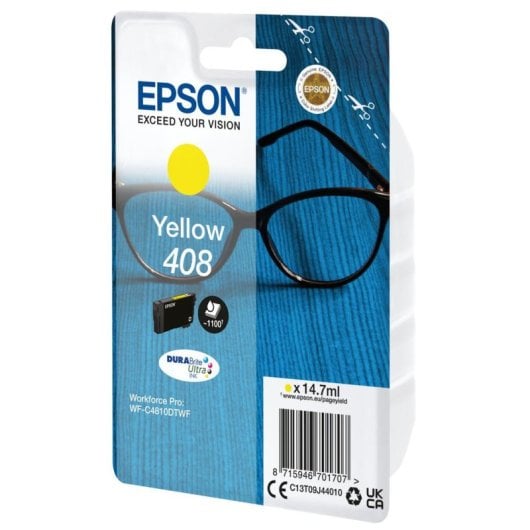 Tintenpatrone Epson 408 DURABrite Ultra Gelb Standardkapazität Einzelpack