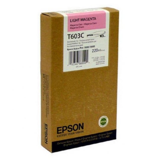 Cartuccia Epson T603C00 magenta chiaro