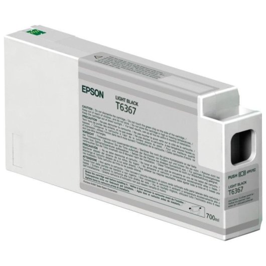 Cartucho de Tinta Original Epson T6367 Gris 700 ml