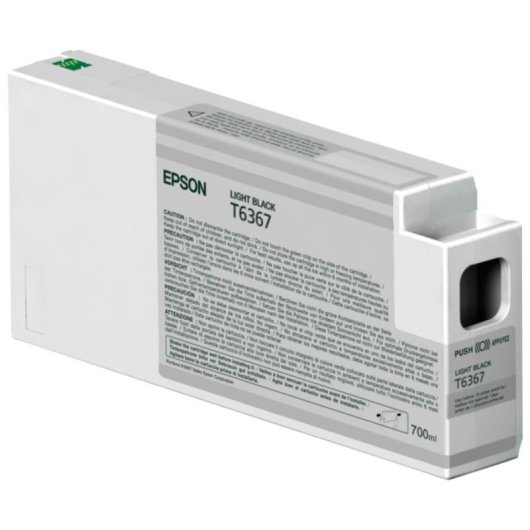 Cartucho de Tinta Original Epson T6367 Gris 700 ml