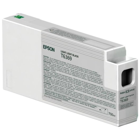 Cartucho de Tinta Original Epson T6369 Gris Claro 700 ml