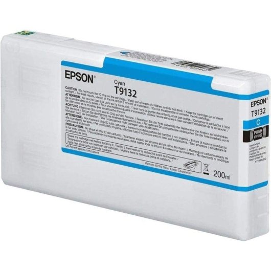Cartucho de Tinta Original Epson T9132 Cian 200 ml