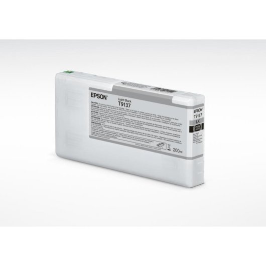 Cartucho de Tinta Original Epson T9137 Gris Claro 200 ml