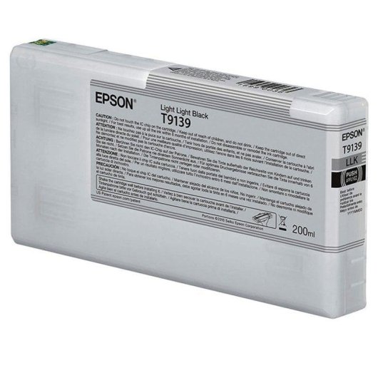 Cartucho de Tinta Original Epson T9139 Gris Claro 200 ml