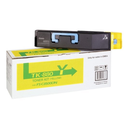 KYOCERA TK-880Y cartouche de toner 1 pièce(s) Original Jaune