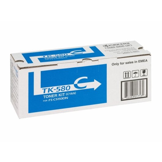 KYOCERA TK-580C cartouche de toner 1 pièce(s) Original Cyan