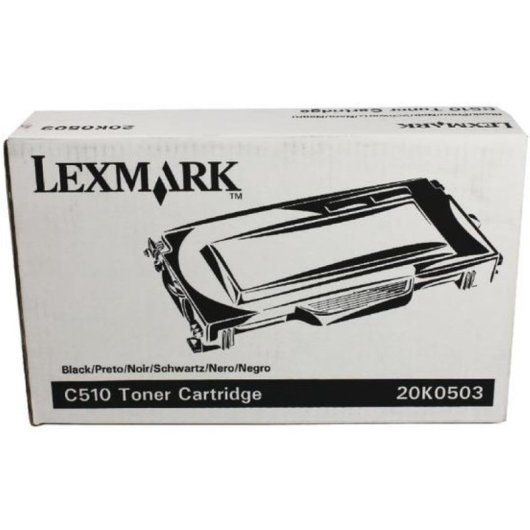 Cartucho de Tóner Original Lexmark 20K0503 Negro