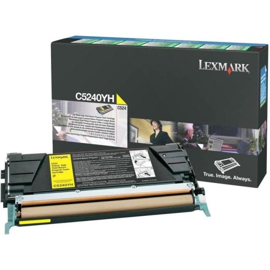 Cartucho de Tóner Original Lexmark C5240YH Amarillo