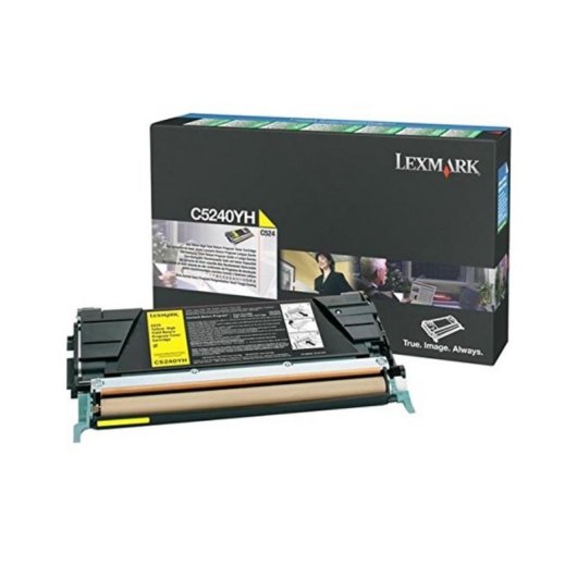 Cartucho de Tóner Original Lexmark C5240YH Amarillo
