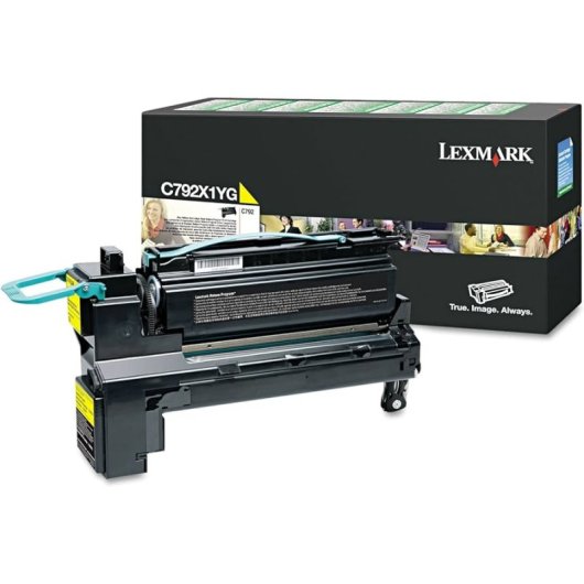 Lexmark C792X1YG cartouche de toner 1 pièce(s) Original Jaune