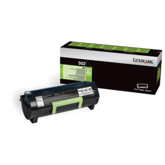 Cartouche de toner Lexmark 502 Noir Original Rendement Standard 1500 pages
