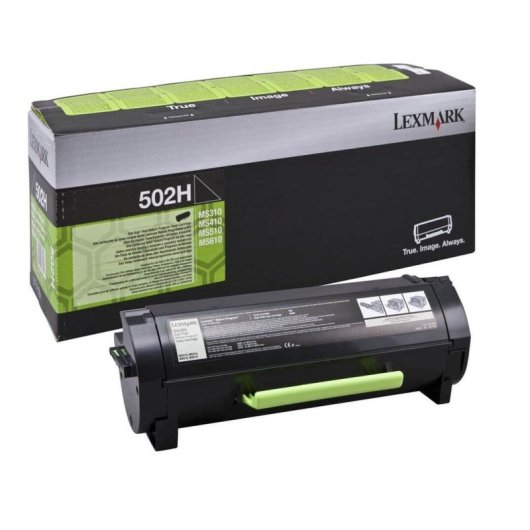 Cartucho de Tóner Original Lexmark 502H Negro