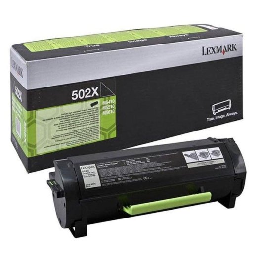 Cartuccia toner Lexmark 502X Nero Alta Capacità 10000 pagine