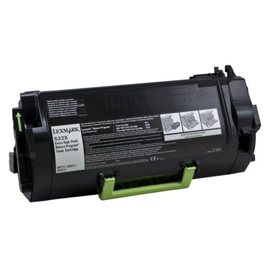 Cartucho de Tóner Original Lexmark 522X R Negro