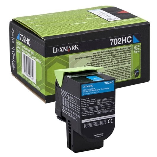 Cartuccia toner Lexmark 702HC 1 pezzo(i) Originale Ciano
