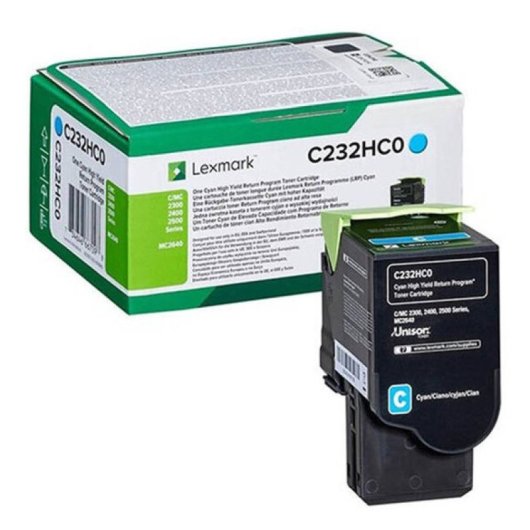 Cartuccia toner Lexmark C232HC0 1 pezzo(i) Originale Ciano