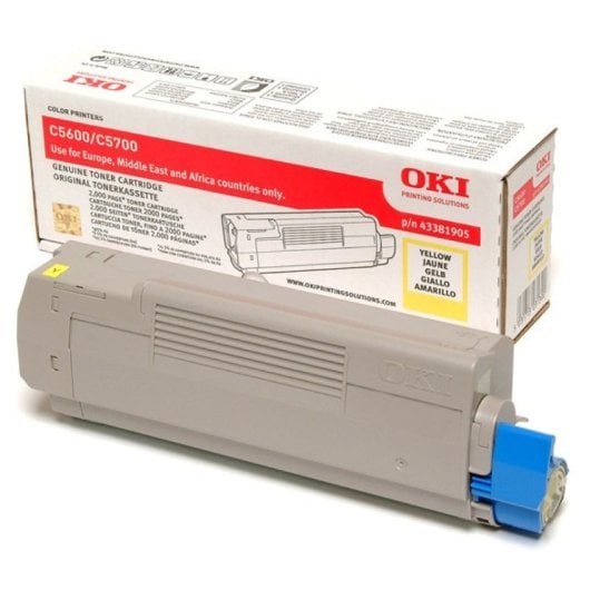 OKI 43381905 cartouche de toner 1 pièce(s) Original Jaune
