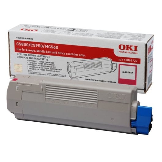 Cartucho de toner OKI 43865722 1 unidade(s) Original Magenta