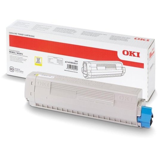 Original-Tonerpatrone Oki 45862837 Gelb