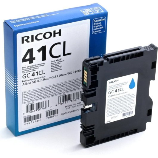 Ricoh 405766 cartucho de tinta 1 pieza(s) Original Cian