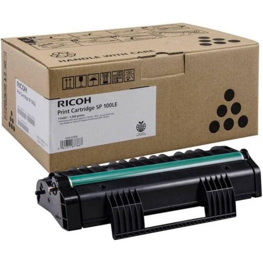 Toner Ricoh 407166 Origineel Zwart 1200 Pagina's Aficio SP 100 Serie