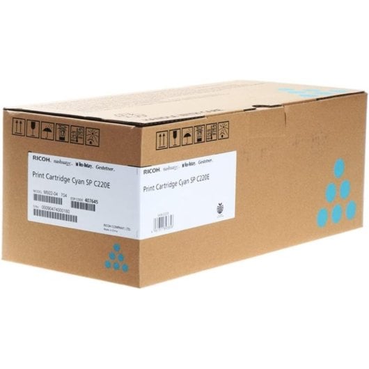 Cartuccia toner Ricoh 407645 1 pz. Originale Ciano