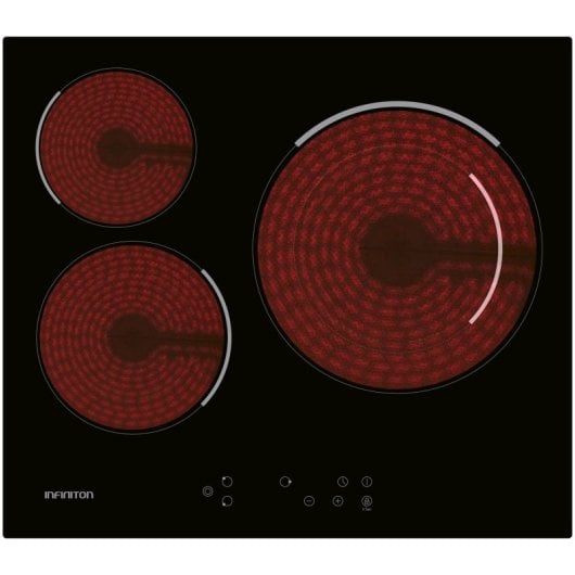 Inifiniton VIT3P54W Placa Vitrocerâmica 3 Zonas 60cm Preta