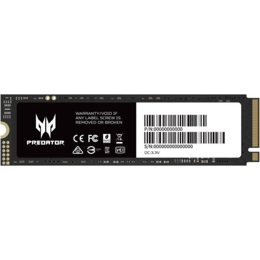 Acer Predator GM7 M.2 512 Go PCI Express 4.0 NVMe