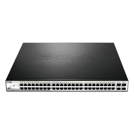 D-Link DGS-1210-52MP Managed L2 Gigabit Ethernet (10/100/1000) Power over Ethernet (PoE) Schwarz, Grau