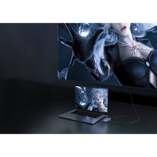 Leotec Docking Station HUB 7 en 1 USB-C/USB/HDMI/VGA