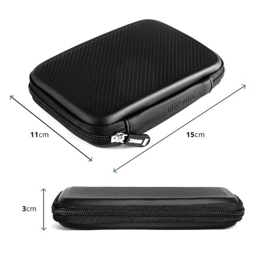 Duronic HDC2BK Funda para Disco Duro Externo Color Negro