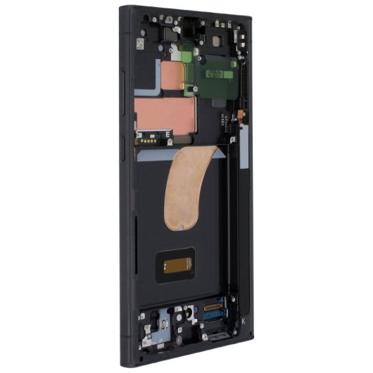 Schermo ufficiale per Samsung S23 Ultra Touch Glass e Phantom Black Chassis