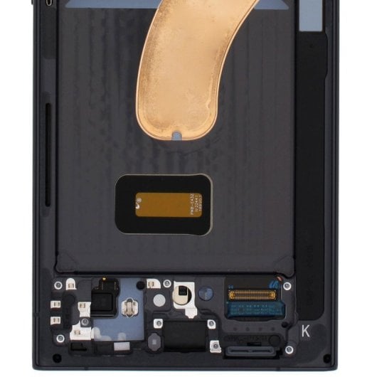 Schermo ufficiale per Samsung S23 Ultra Touch Glass e Phantom Black Chassis