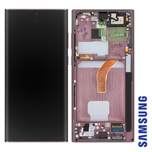 Bloc Complet Samsung S22 Ultra Tactile Ecran Lcd Original Samsung Noir