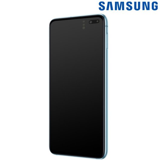 Komplettes Pad Samsung S10 Plus LCD-Bildschirm Touch-Glas Original Blau