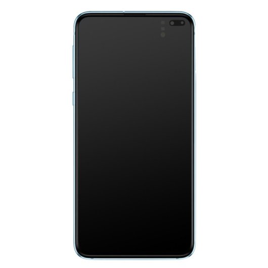 Komplettes Pad Samsung S10 Plus LCD-Bildschirm Touch-Glas Original Blau