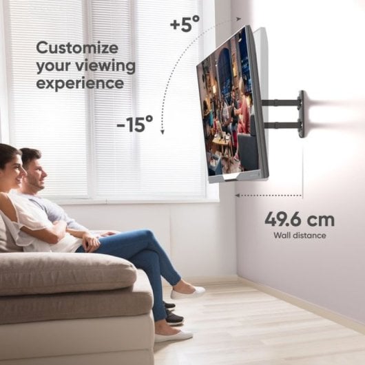 Onkron M4R-B Soporte TV de Pared 32"-65" hasta 41Kg Negro