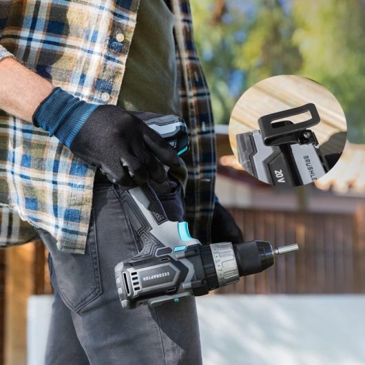 Cecotec CecoRaptor Perfect ImpactDrill 2020 Brushless Ultra Taladro Atornillador/Perforador/Percutor de Batería
