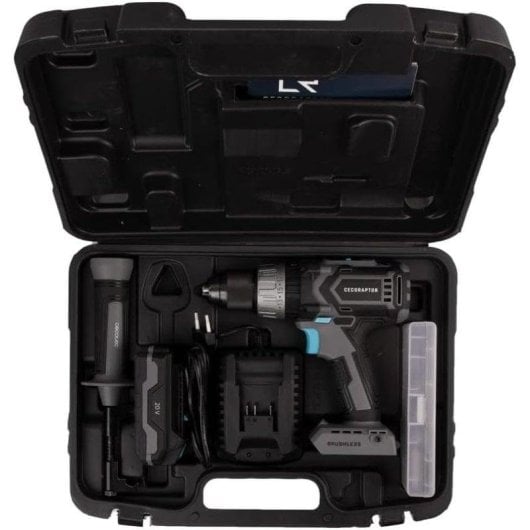 Akku-Schlagbohrmaschine Cecotec CecoRaptor Perfect ImpactDrill 2020 Brushless Ultra 20V 2Ah LED 2 Gänge