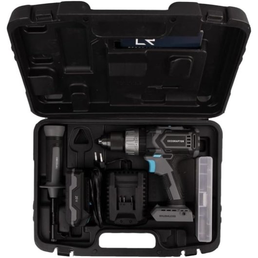 Cecotec CecoRaptor Perfect ImpactDrill 2020 Brushless Ultra Taladro Atornillador/Perforador/Percutor de Batería