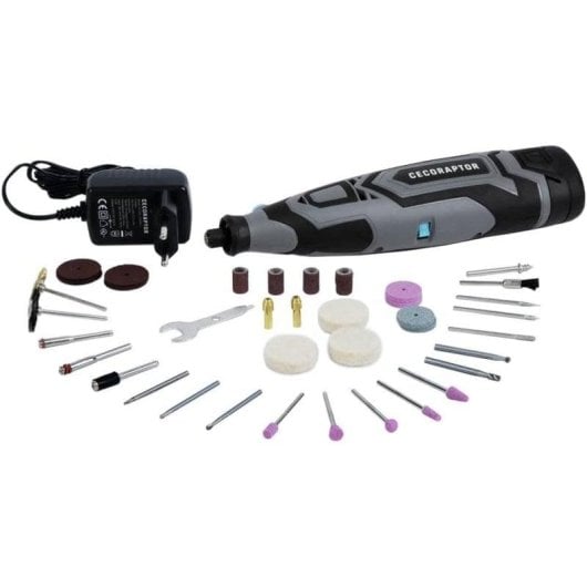 Multifunktionswerkzeug Cecotec CecoRaptor Polish&Sand 1200 Ultra 12V 1,5Ah 25000rpm 60 Zubehör