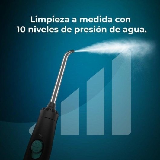 Idropulsori Cecotec Bamba ToothCare Jet Clean Tecnologia Sonica 10 Velocità 7 Ugelli