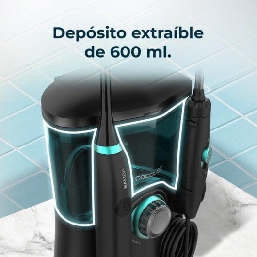 Idropulsori Cecotec Bamba ToothCare Jet Clean Tecnologia Sonica 10 Velocità 7 Ugelli