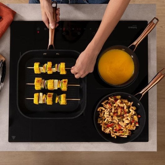 Grillpfanne Cecotec 01121 Aluminium 28 cm Teflon Platinum Plus Antihaft Induktion