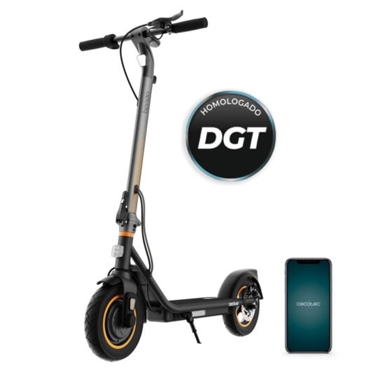 Patinete elétrico Cecotec Bongo D30 XL Connected 350W Autonomia 30km Rodas 10" Amarelo