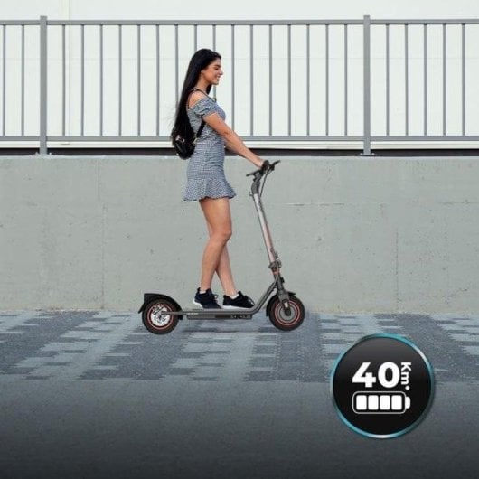 Patinete elétrico Cecotec Bongo D40 XL Connected 350W Autonomia 40km Rodas 10" Freno Disco Preto