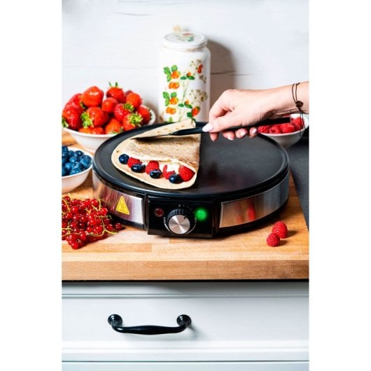 Briebe CM1137 Máquina de Fazer Crepes Prato 30cm