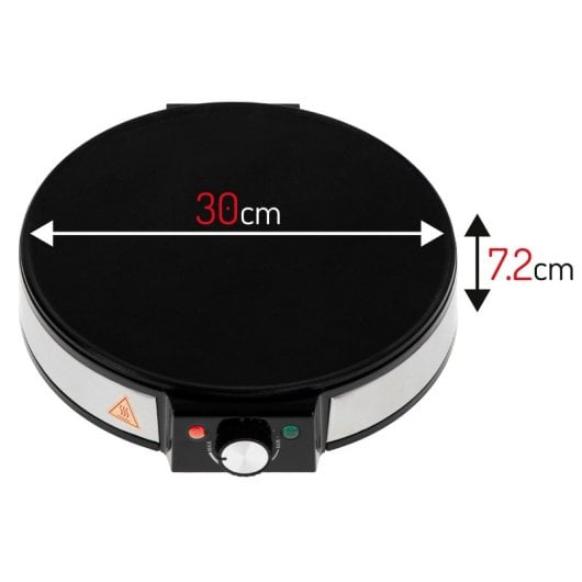 Briebe CM1137 Máquina de Fazer Crepes Prato 30cm