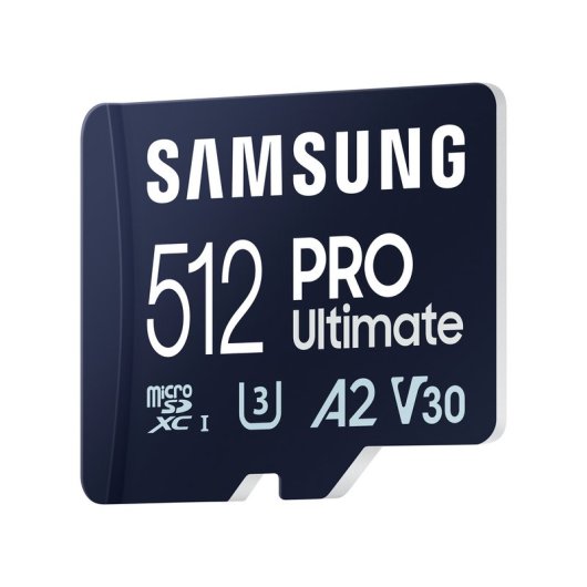 Samsung PRO Ultimate 512GB MicroSDXC UHS-I U3 A2 V30 + Adaptador SD
